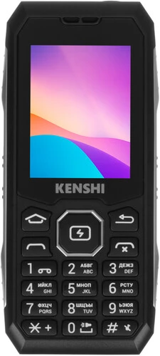 Сотовый телефон KENSHI Lock 241 черный/серебристый